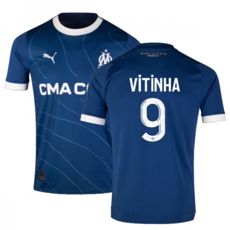 Camiseta de fútbol Olympique de Marseille VITINHA 9 2ª equipación 2023-24 Camiseta de fútbol Olympique de Marseille VITINHA 9 2ª equipación 2023-24